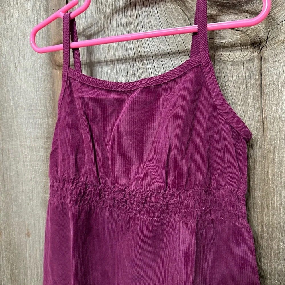 J. Crew Kids Corduroy Tank Dress in Pink Magenta Size XS
